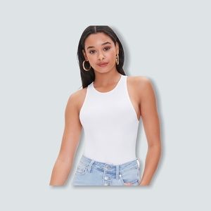 Rue 21 Woman's Sleeveless Stretch-Knit Bodysuit